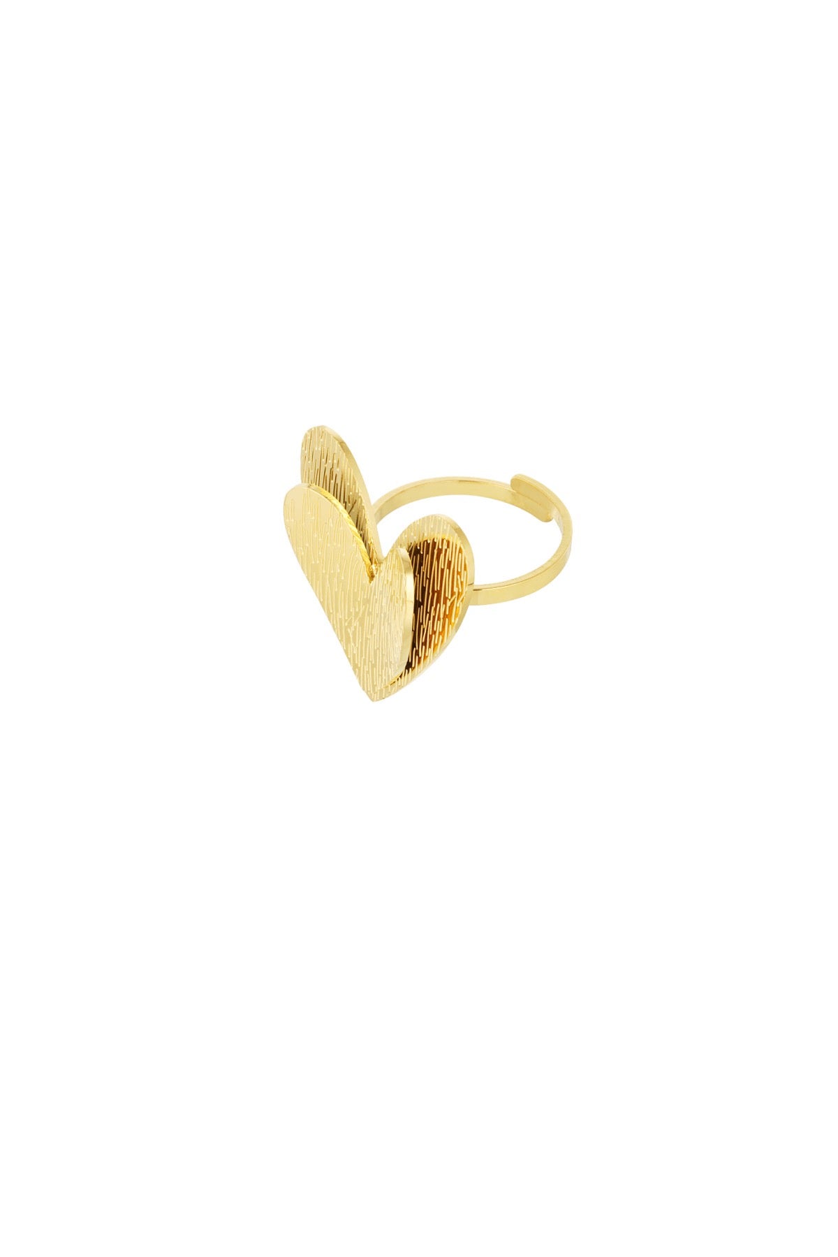 Ring double heart