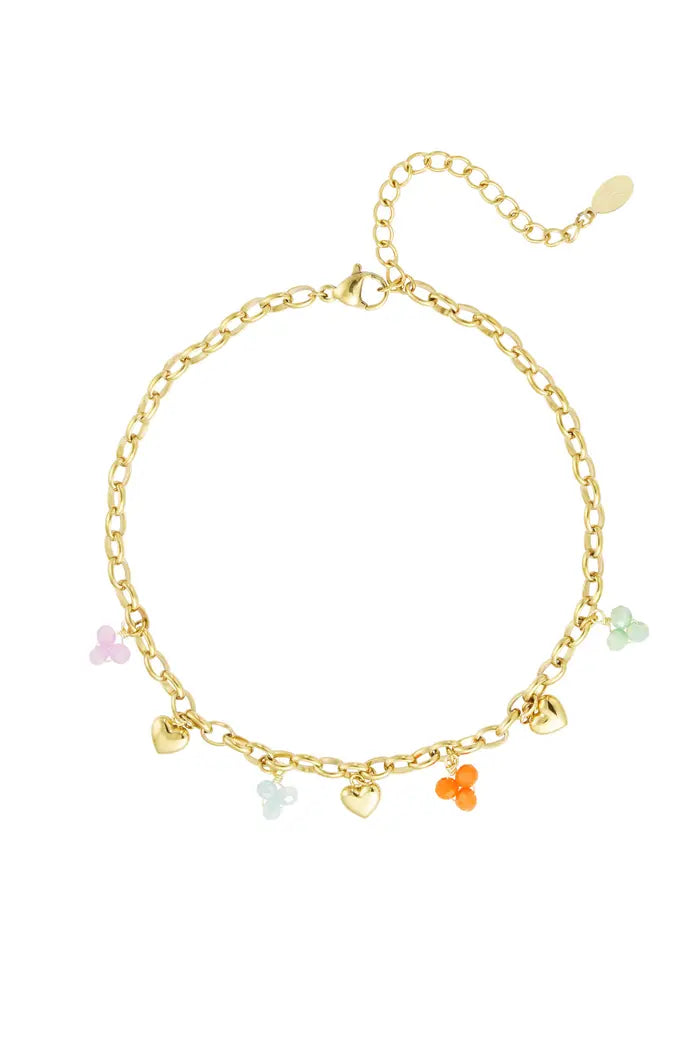 Iris enkelband goud
